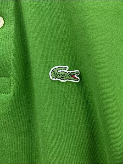 Polo Lacoste Tecido Verde