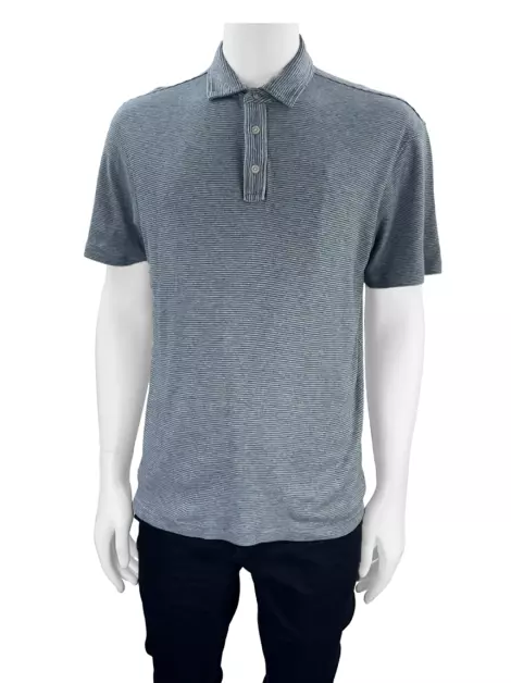 Polo Michael Michael Kors Listrada Cinza