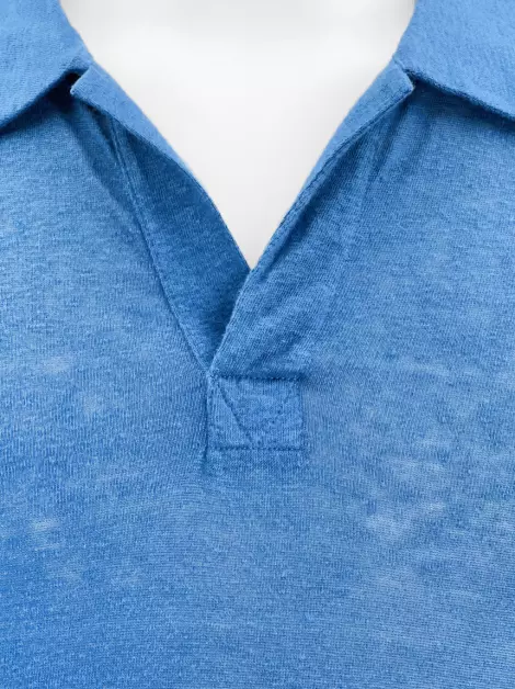 Polo Vilebrequin Linho Azul