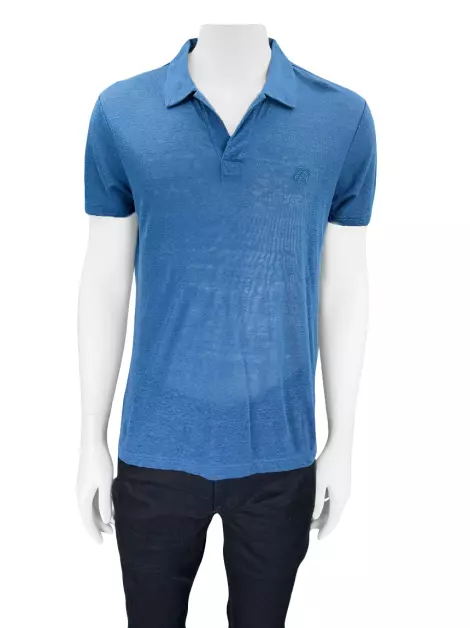 Polo Vilebrequin Linho Azul
