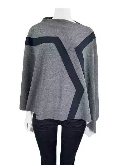 Poncho Fit Sports Mescla Cinza