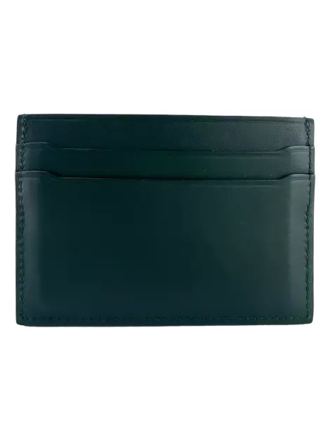 Porta Cartões Bulgari Couro Verde