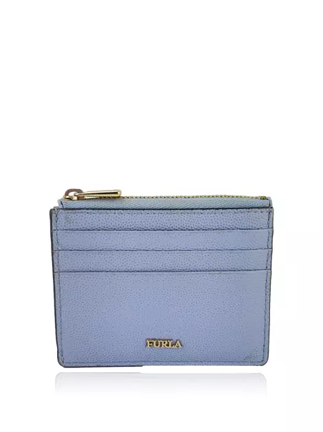 Porta Cartões Furla Couro Azul