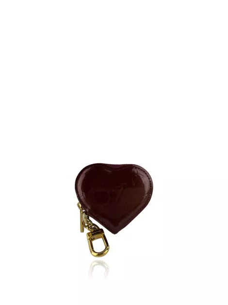 Porta Moedas Louis Vuitton Porte Monnaie Heart Monogram Vinho