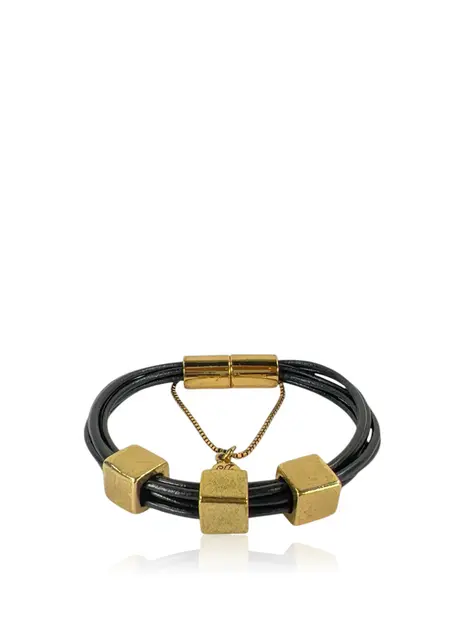 Pulseira Camila Klein Cordões Preta