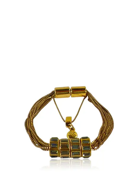 Pulseira Camila Klein Franjas Dourada