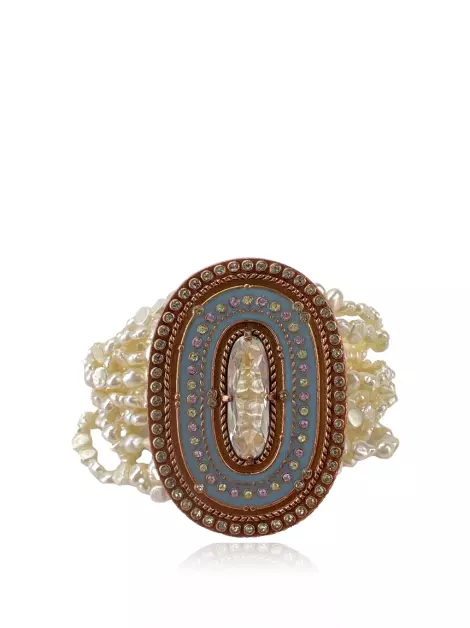 Pulseira Camila Klein Metal Branca