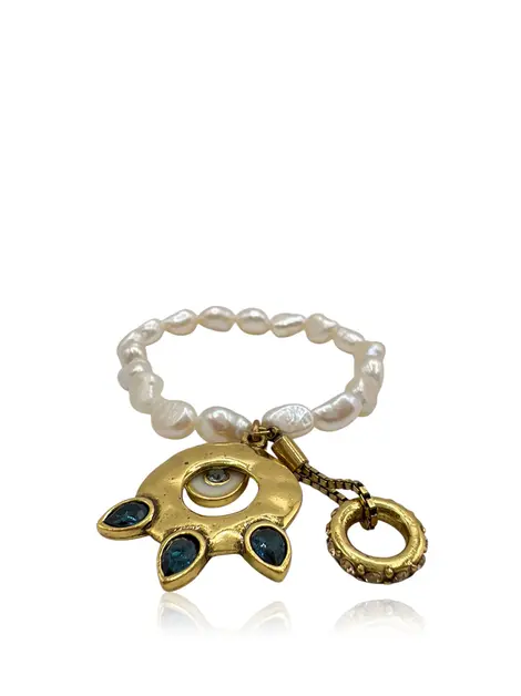 Pulseira Camila Klein Pingente Dourado