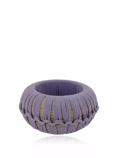 Pulseira Eva Artesanal Lilás