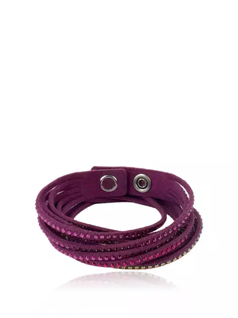 Pulseira Swarovski Slake Rock Rosa