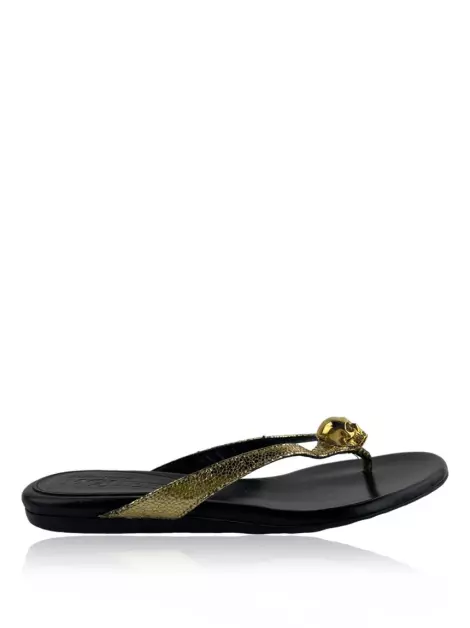 Rasteira Alexander McQueen Skull Bicolor