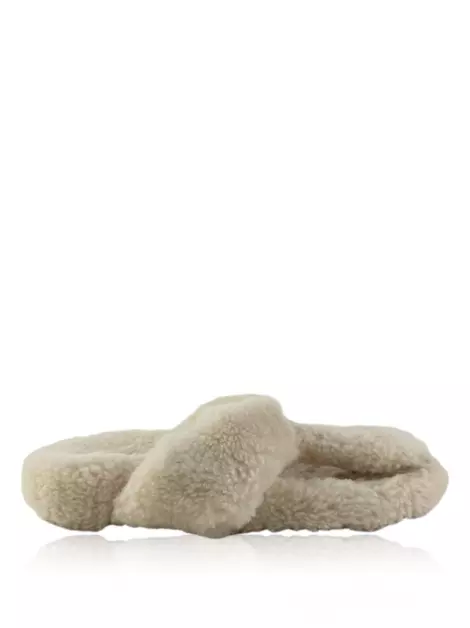 Rasteira Aquazzura Puffer Bege
