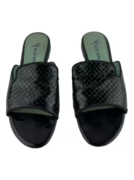 Rasteira Blue Bird Verniz Preto
