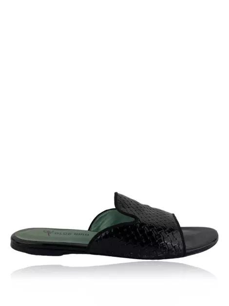 Rasteira Blue Bird Verniz Preto