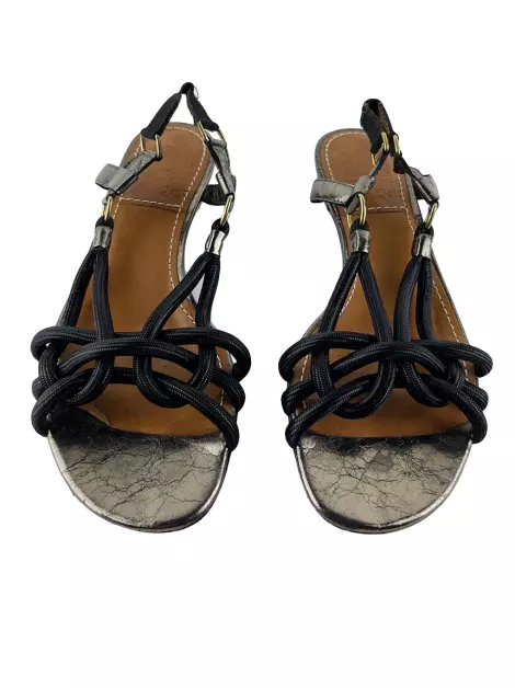 Rasteira Lanvin Tiras Pretas