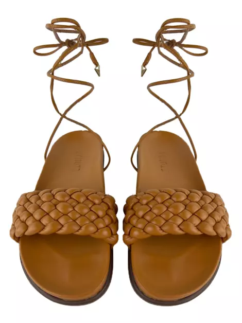 Rasteira Schutz Bomber Caramelo