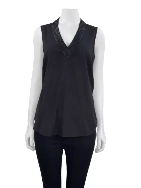 Regata Calvin Klein Seda Preto