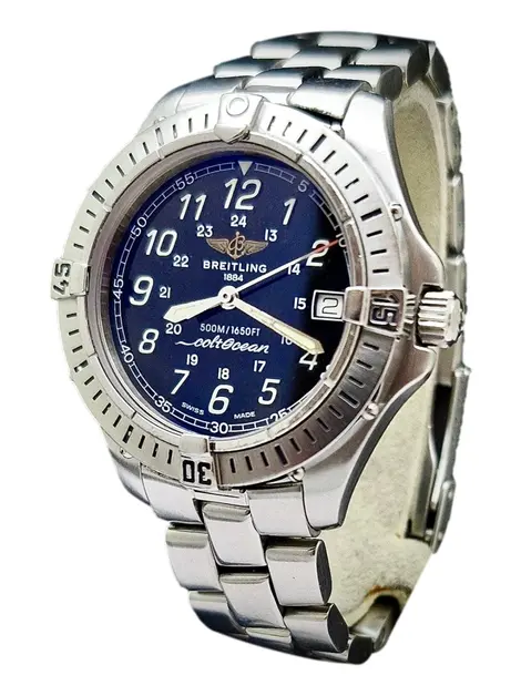 Présentoir Avion Breitling Vintage – Bois Et Base Acier, Occasion Comme Neuf