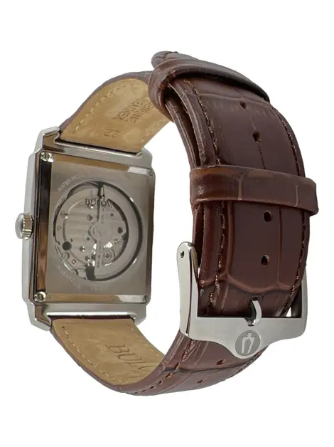 Relógio Bulova Sutton Embossed Marrom