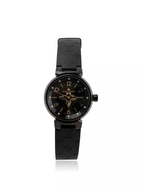 Relógio Louis Vuitton Tambour Preto