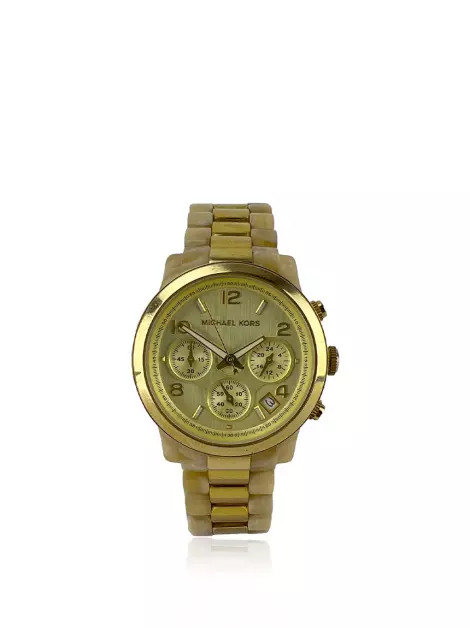 Relógio Michael Kors MK5139 Acetato Dourado