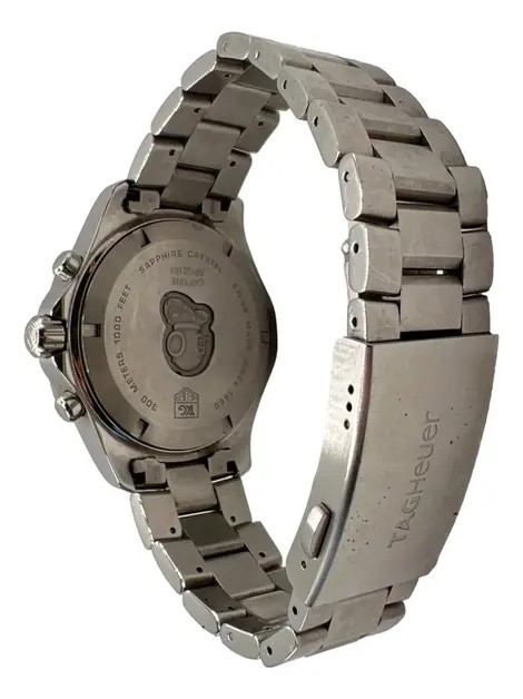 Relógio Tag Heuer Quartzo Aquaracer 300M 44mm Prateado