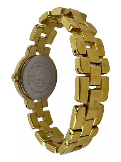 Relógio Tissot G330 Quartzo Dourado