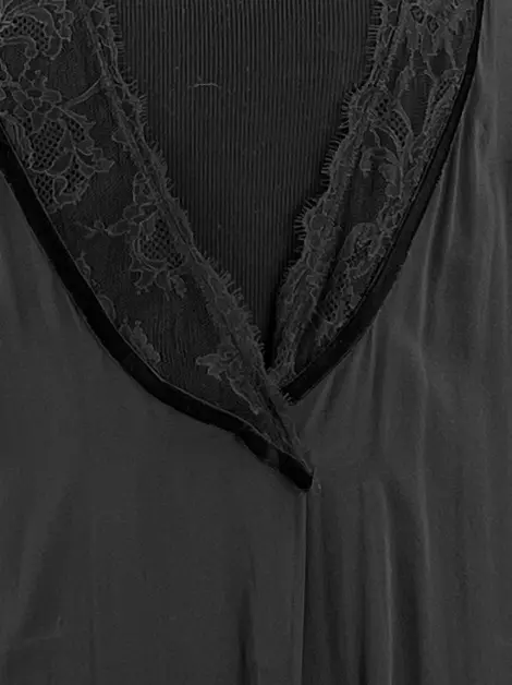 Robe La Perla Seda Preto