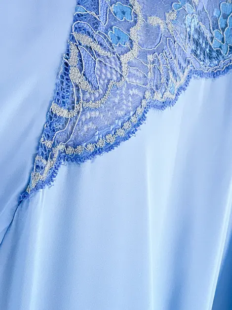 Robe LaRouge-Belle Tecido Azul