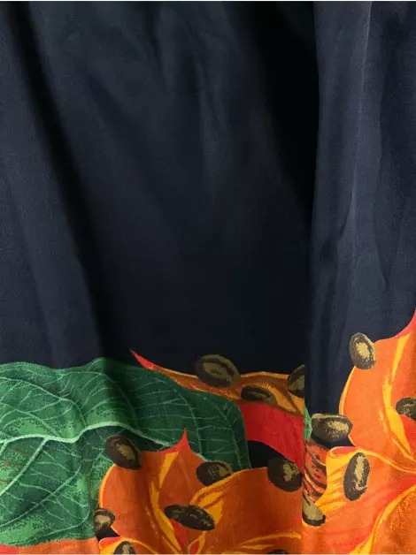 Saia Água De Coco Tecido Estampado
