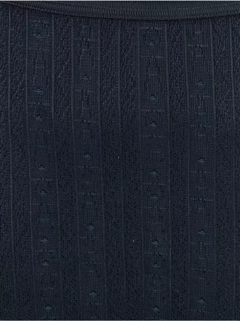 Saia Alaia Tricot Preto Vintage