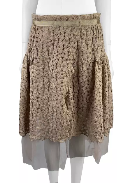 Saia Andrea Bogosian Avery Couture Bege