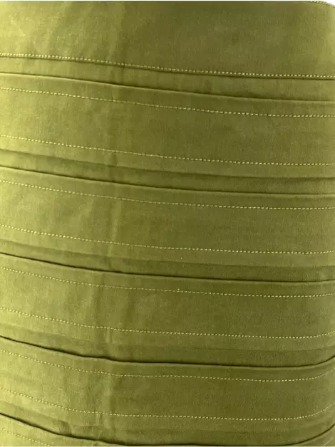 Saia Balmain Recortes Verde