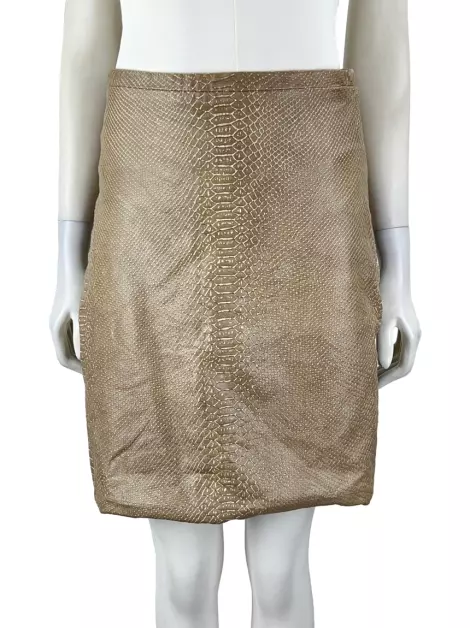 Saia BCBG Max Azria Couro Animal Print