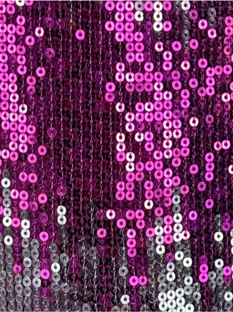 Saia Bebe 2B Paetê Rosa