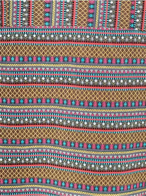 Saia Cantão Tecido Estampado
