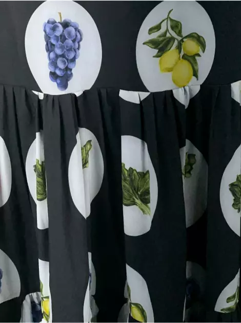 Saia Carol Kucher Tecido Estampado