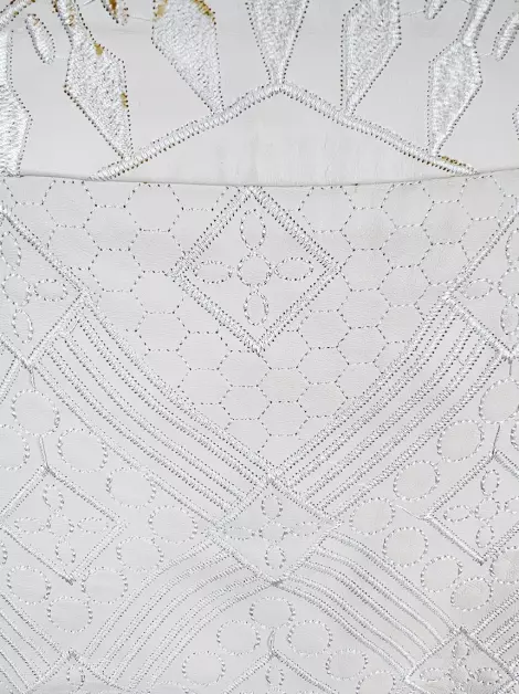 Saia Clé Couro Off White