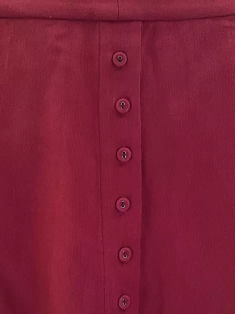 Saia Cris Barros Tecido Vermelho