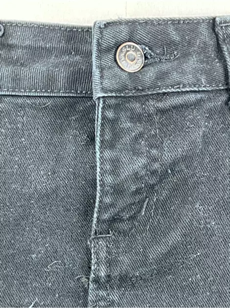 Saia Daslu Basic Destroyed Preto