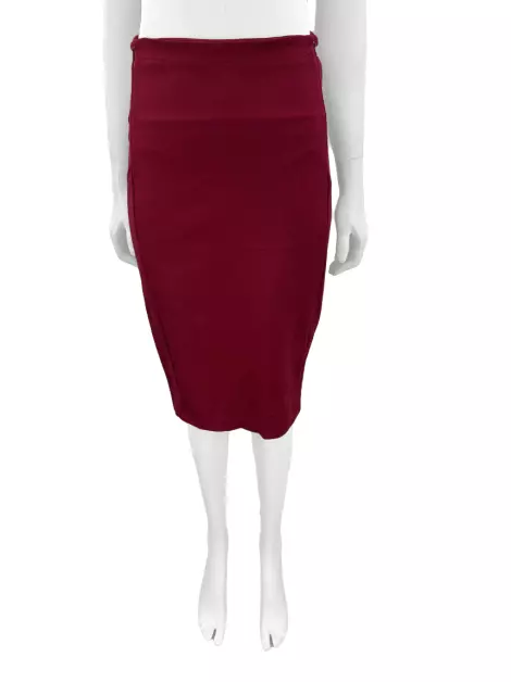 Saia Diane Von Furstenberg Midi Vermelha
