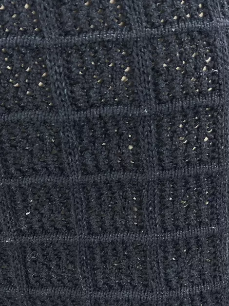 Saia Egrey Crochê Preto