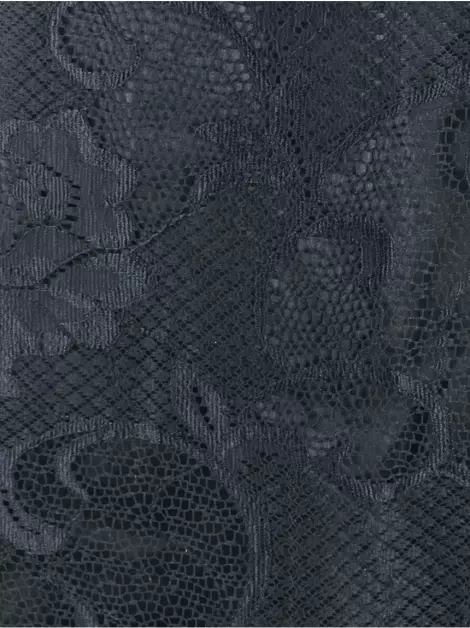 Saia Emporio Armani Renda Preta