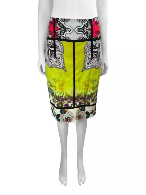 Saia Etro Tecido Estampado