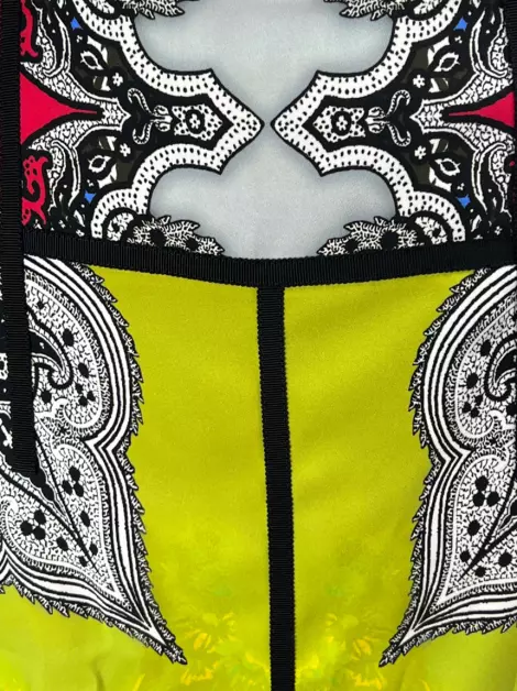 Saia Etro Tecido Estampado