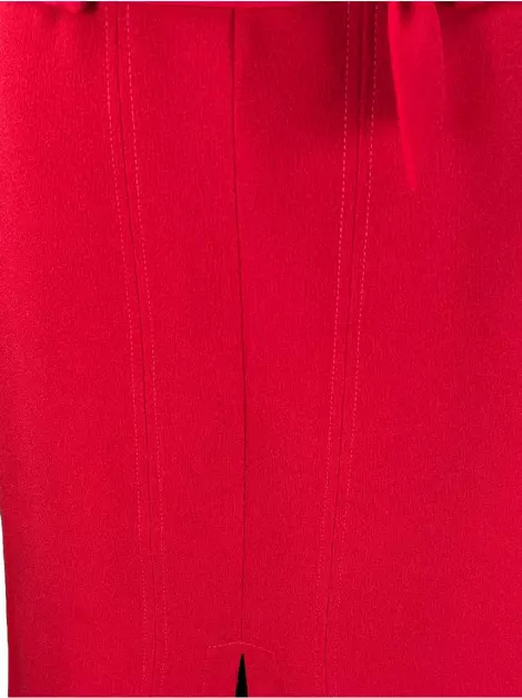 Saia Framed Midi Vermelho