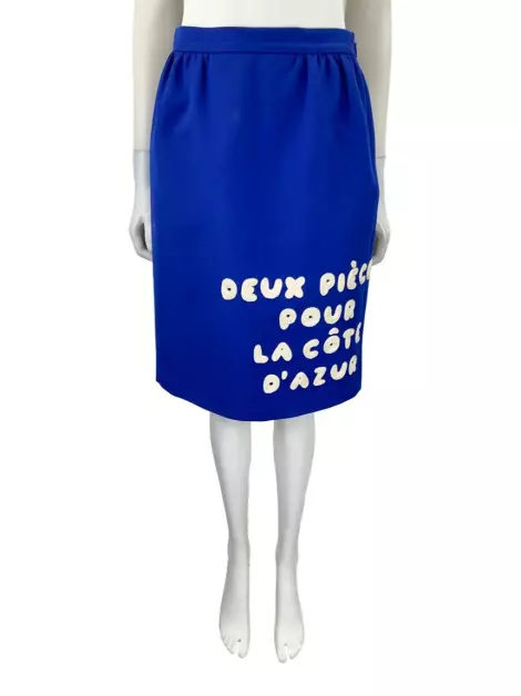 Saia Gucci Reta Azul