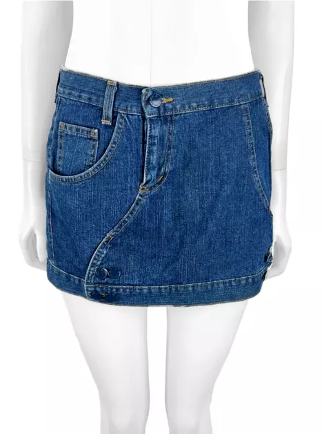 Saia Herchcovitch; Alexandre Jeans Azul Escuro