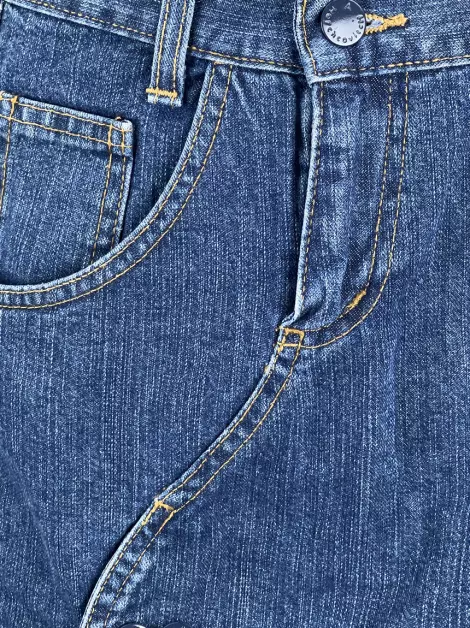 Saia Herchcovitch; Alexandre Jeans Azul Escuro