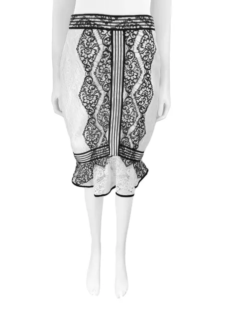 Saia Iorane Renda Estampada